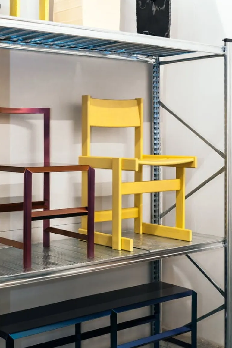 Hem Bullnose chair, yellow