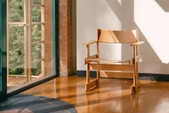 Hem Bullnose lounge chair, natural beech