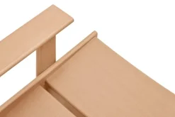 Hem Bullnose lounge chair, natural beech