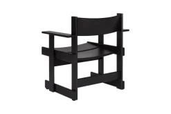 Hem Bullnose lounge chair, black