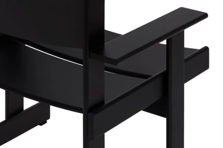 Hem Bullnose lounge chair, black