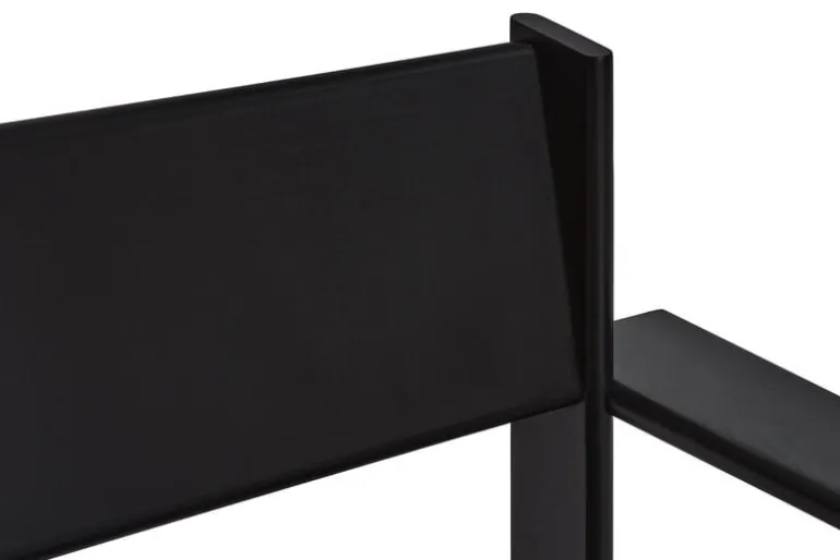 Hem Bullnose lounge chair, black