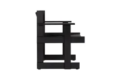 Hem Bullnose lounge chair, black