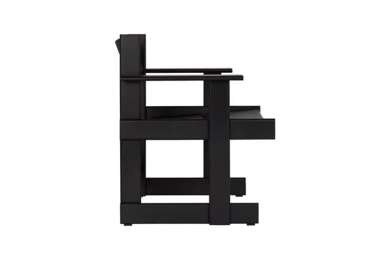 Hem Bullnose lounge chair, black