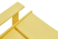 Hem Bullnose lounge chair, yellow