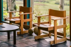 Hem Bullnose lounge chair, yellow