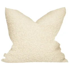 Hem Chunky Bouclé cushion, medium, 50 x 50 cm, eggshell