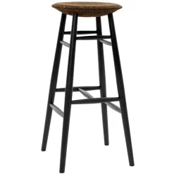 Hem Drifted bar stool, 75 cm, dark cork - black