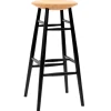 Hem Drifted bar stool, 75 cm,  light cork - black