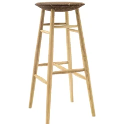 Hem Drifted bar stool, 75 cm, dark cork - oak