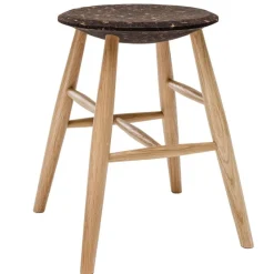 Hem Drifted stool, dark cork - oak