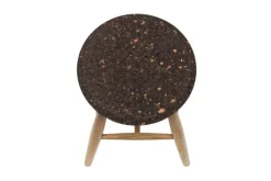 Hem Drifted stool, dark cork - oak