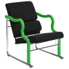 Hem Experiment lounge chair 501, green - black