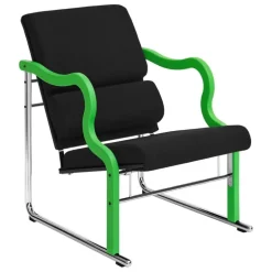 Hem Experiment lounge chair 501, green - black