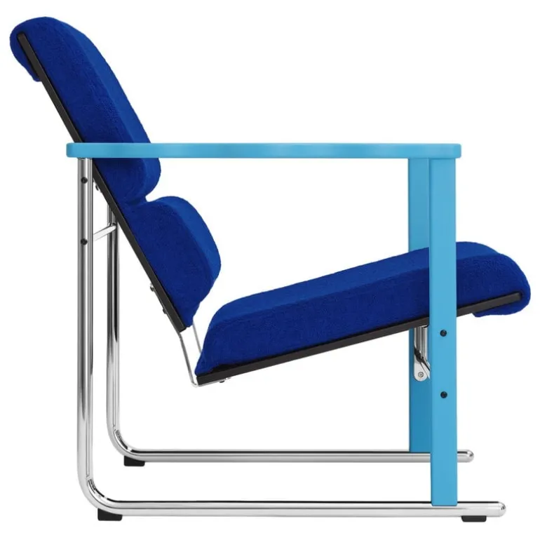 Hem Experiment lounge chair 502, blue - ultramarine