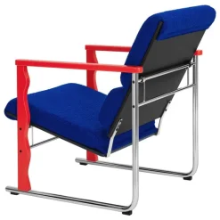 Hem Experiment lounge chair 503, red - ultramarine
