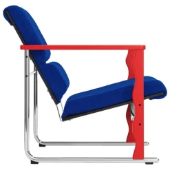 Hem Experiment lounge chair 503, red - ultramarine