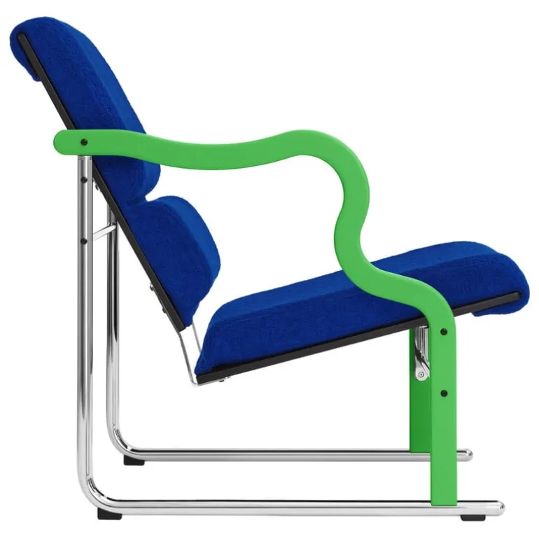 Hem Experiment lounge chair 501, green - ultramarine