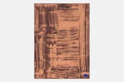 Hem Glitch throw, 180 x 130 cm, coral - rust red