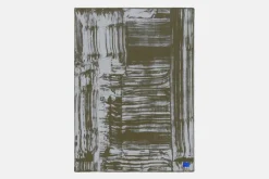 Hem Glitch throw, 180 x 130 cm, powder blue - olive green