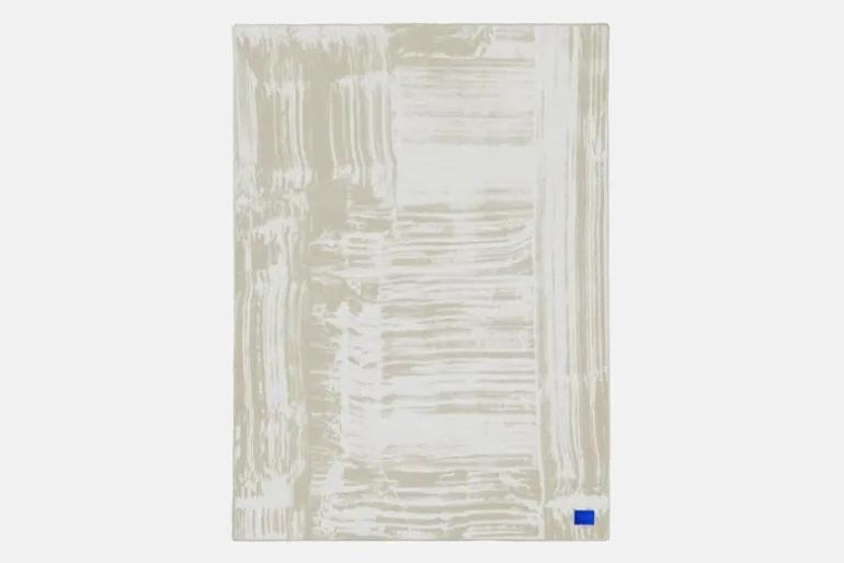 Hem Glitch throw, 180 x 130 cm, sand - off-white