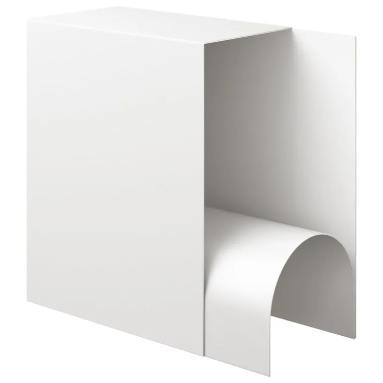 Hem Glyph Alpha side table, grey white