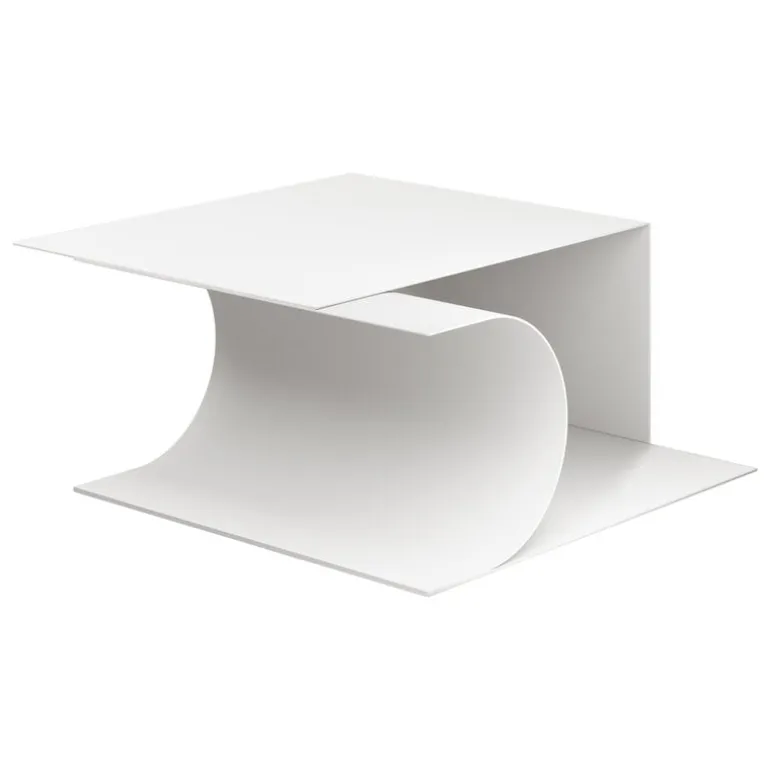 Hem Glyph Alpha side table, grey white