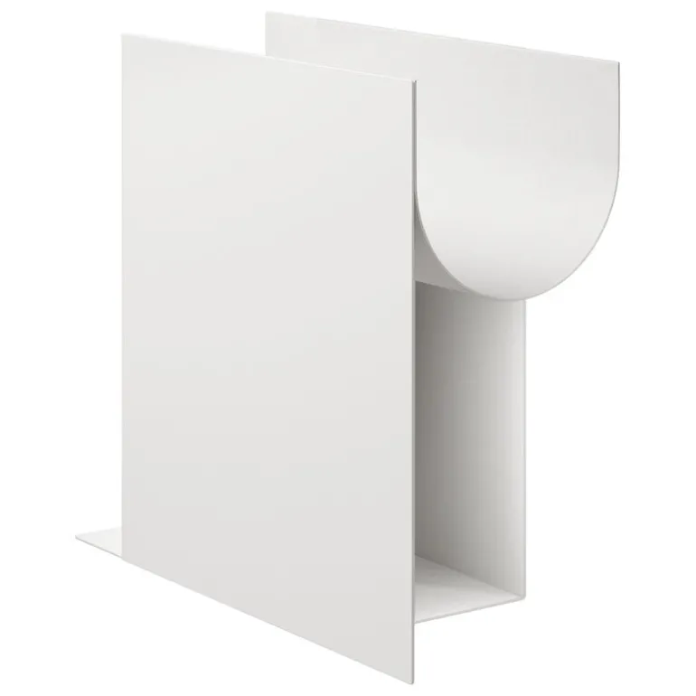 Hem Glyph Alpha side table, grey white