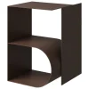 Hem Glyph Beta side table, chocolate brown