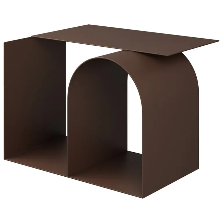 Hem Glyph Beta side table, chocolate brown