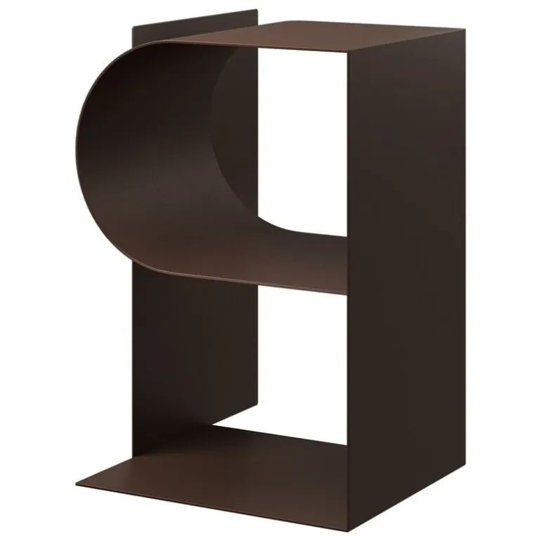Hem Glyph Beta side table, chocolate brown