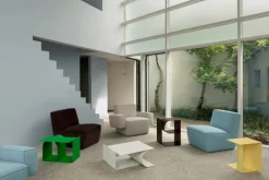 Hem Glyph Gamma side table, wax yellow