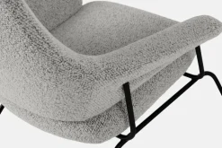 Hem Hai lounge chair, pebble boucle