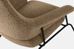 Hem Hai lounge chair, sawdust boucle