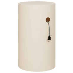 Hem Hide pedestal, ivory