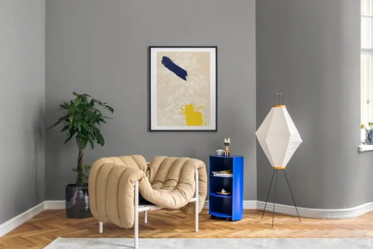 Hem Hide pedestal, ultramarine