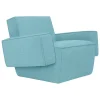 Hem Hunk lounge chair with armrests, Tiree Icicle