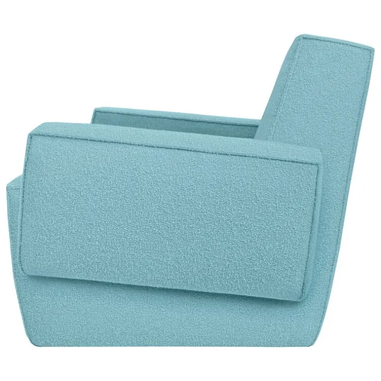 Hem Hunk lounge chair with armrests, Tiree Icicle