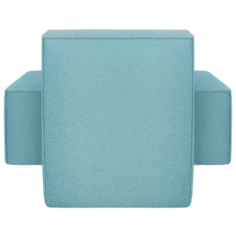 Hem Hunk lounge chair with armrests, Tiree Icicle