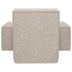 Hem Hunk lounge chair with armrests, Tiree Swan