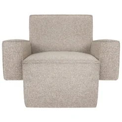 Hem Hunk lounge chair with armrests, Tiree Swan