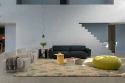 Hem Hunk lounge chair with armrests, Tiree Swan