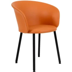 Hem Kendo chair, cognac leather - black