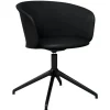 Hem Kendo swivel chair, black leather - black
