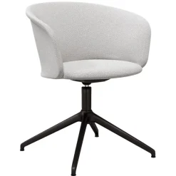 Hem Kendo swivel chair, porcelain - black