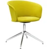 Hem Kendo swivel chair, tivoli - polished aluminium