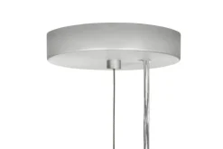 Hem Knuckle Linear chandelier, brushed aluminum