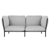 Hem Kumo 2-seater sofa with armrests, Porcelain