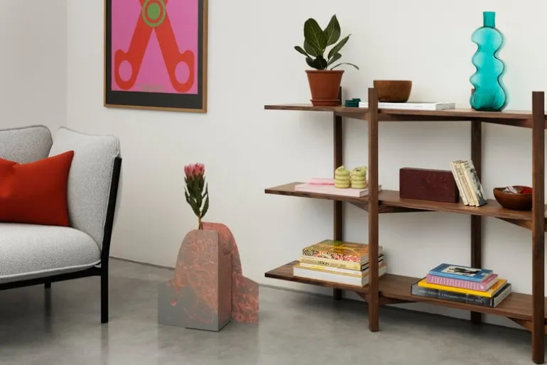 Hem Kumo 2-seater sofa with armrests, Porcelain