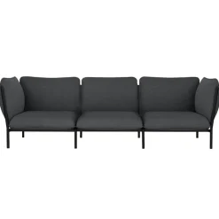 Hem Kumo 3-seater sofa with armrests, Graphite